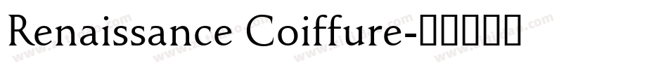 Renaissance Coiffure字体转换